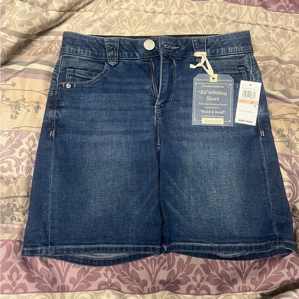 Democracy Ab Solution Jean Shorts - size 2 petite